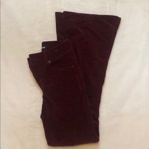 Express wide leg corduroy pants
